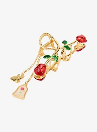 Disney Beauty and the Beast Belle Rose Dangling Claw Clip — BoxLunch Exclusive
