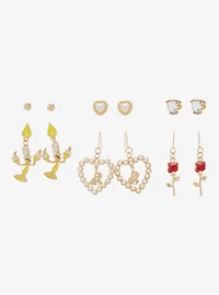 Disney Beauty and the Beast Icons Earring Set — BoxLunch Exclusive