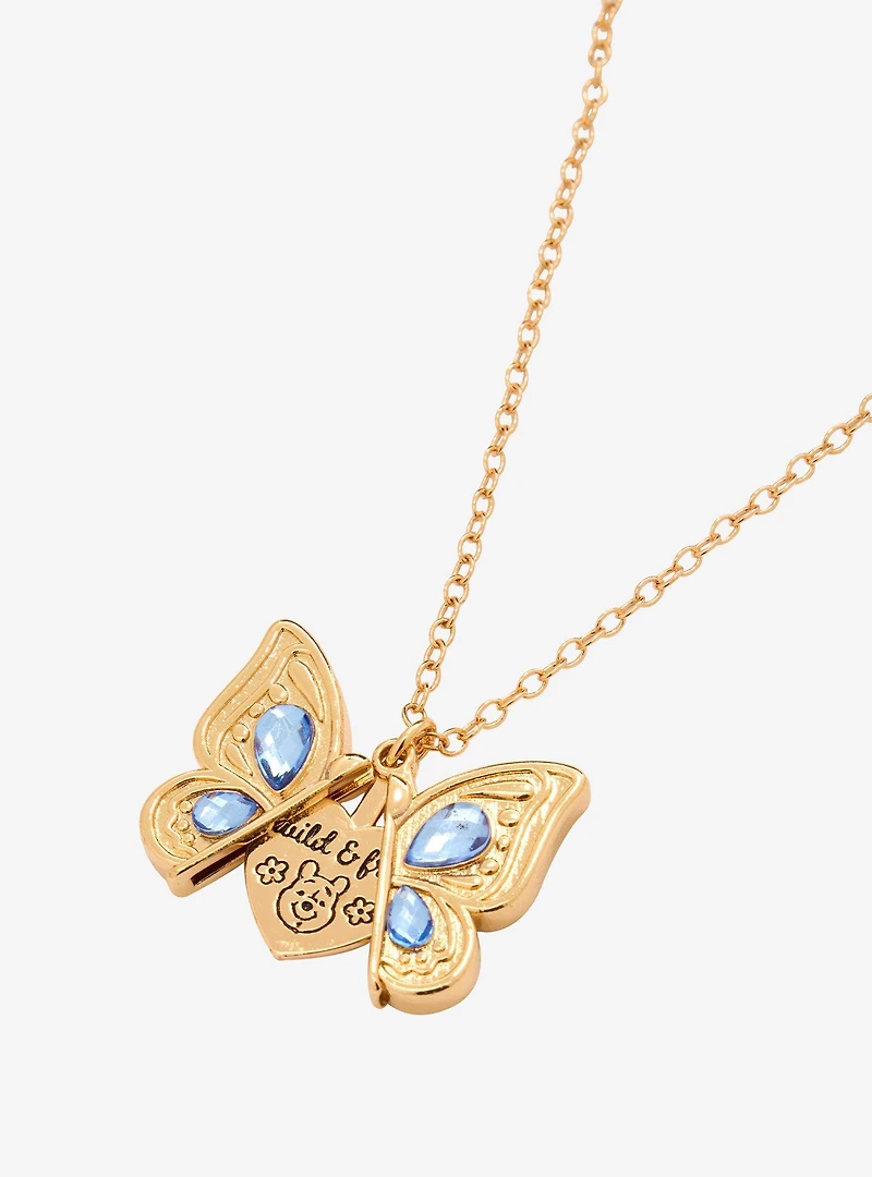 Disney Winnie the Pooh Butterfly Reveal Locket Necklace - BoxLunch Exclusive