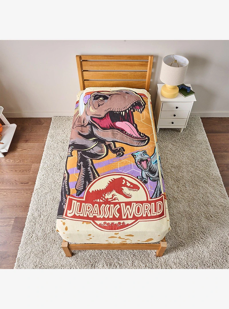 Jurassic Park ZippySack Twin Size Blanket