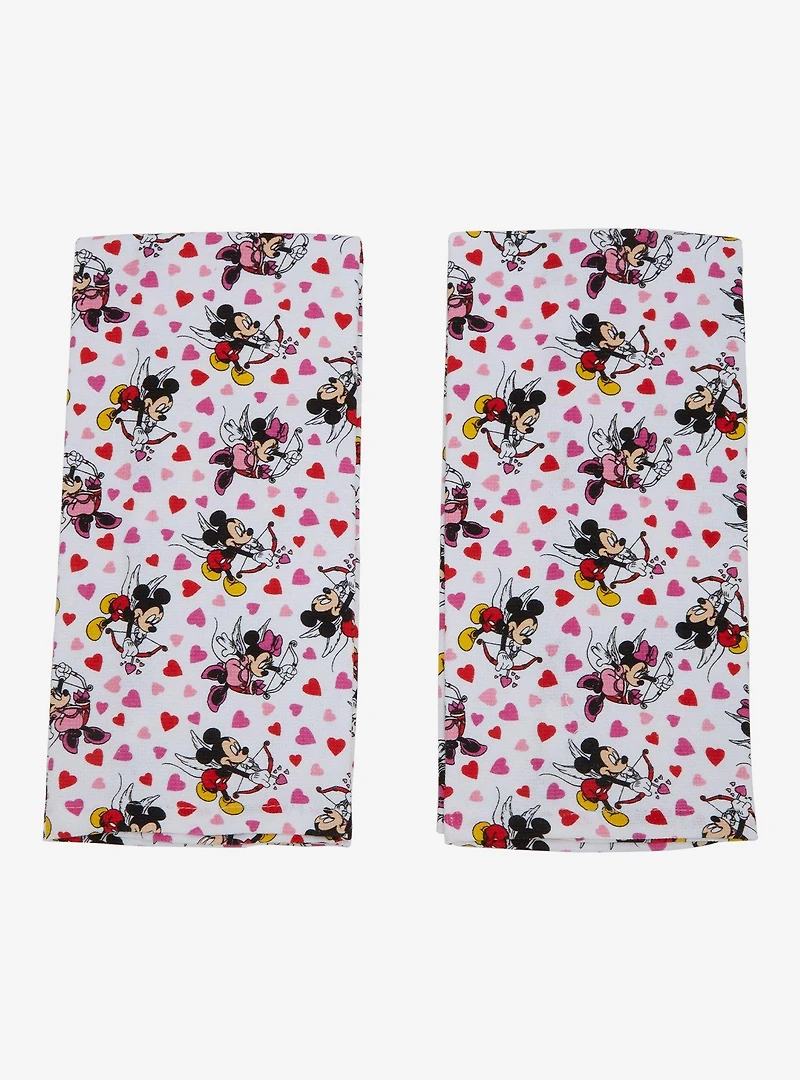 Disney Mickey & Minnie Heart Towel Set