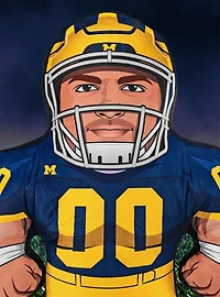 University of Michigan 24" Football Player Bleacher Buddy Bleacher Creatures