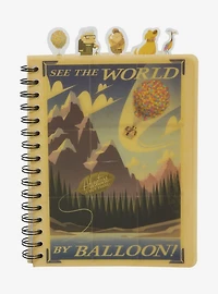 Disney Pixar Up See the World Poster Figural Tab Journal — BoxLunch Exclusive