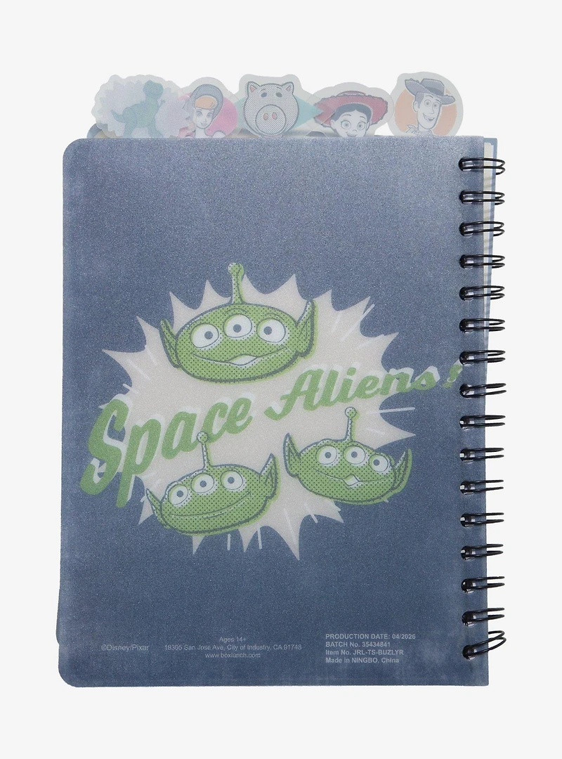Disney Pixar Toy Story Buzz Lightyear Figural Tab Notebook — BoxLunch Exclusive