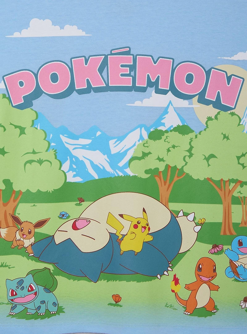 Pokémon Group Scene Cropped T-Shirt - BoxLunch Exclusive