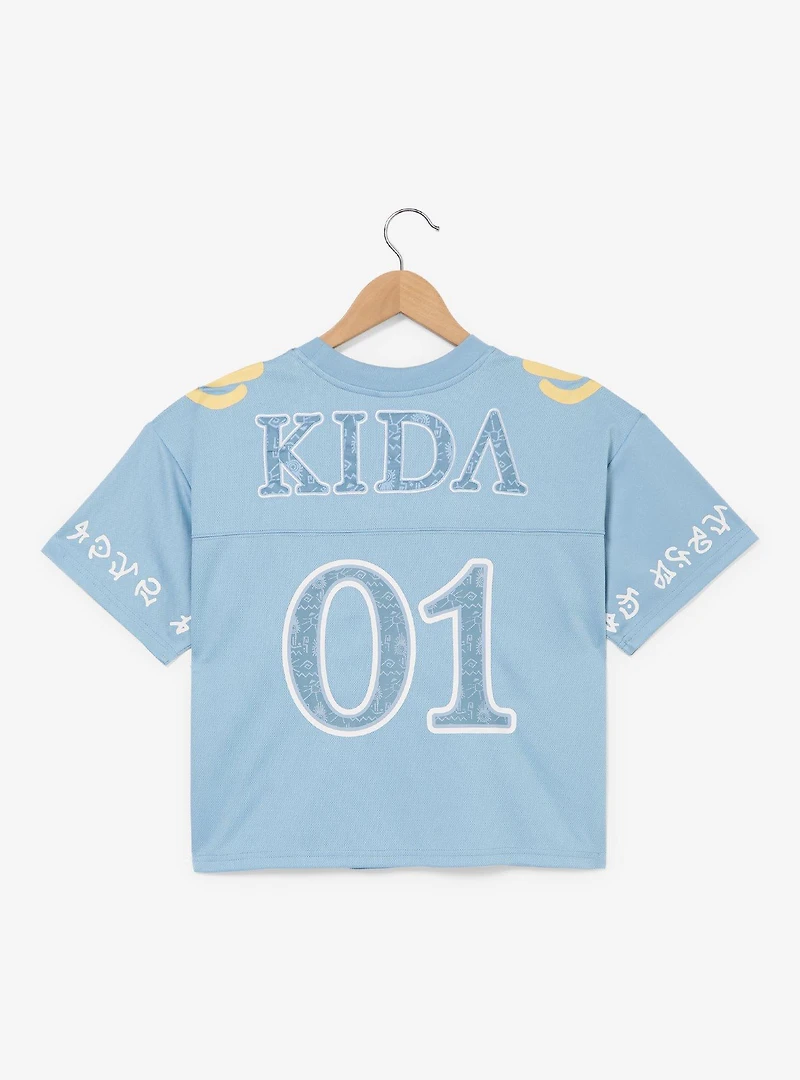 Disney Atlantis: The Lost Empire Kida Women's Cropped Football Jersey - BoxLunch Exclusive