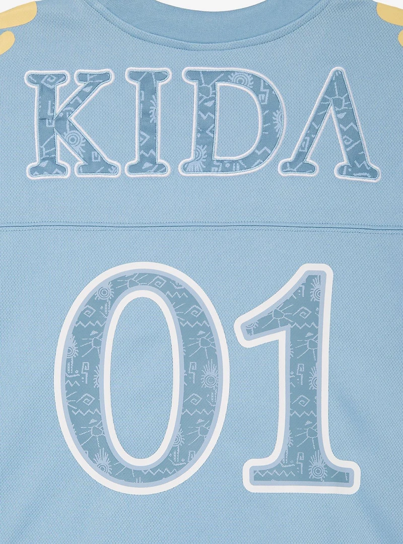 Disney Atlantis: The Lost Empire Kida Women's Cropped Football Jersey - BoxLunch Exclusive