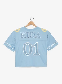 Disney Atlantis: The Lost Empire Kida Women's Plus Cropped Football Jersey - BoxLunch Exclusive