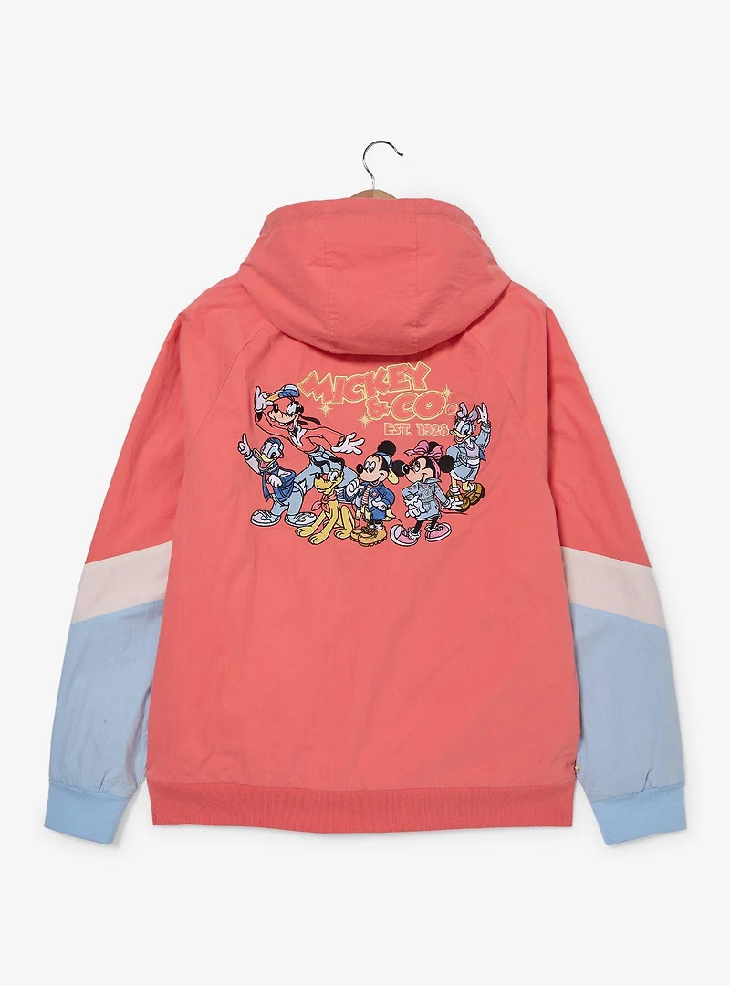 Disney Mickey Mouse Retro Color Block Windbreaker — BoxLunch Exclusive