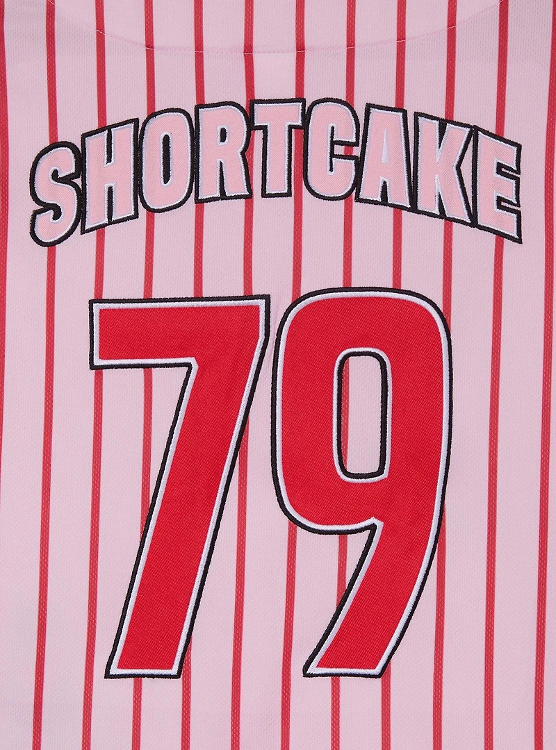 Strawberry Shortcake Women's Cropped Baseball Jersey — BoxLunch Exclusive