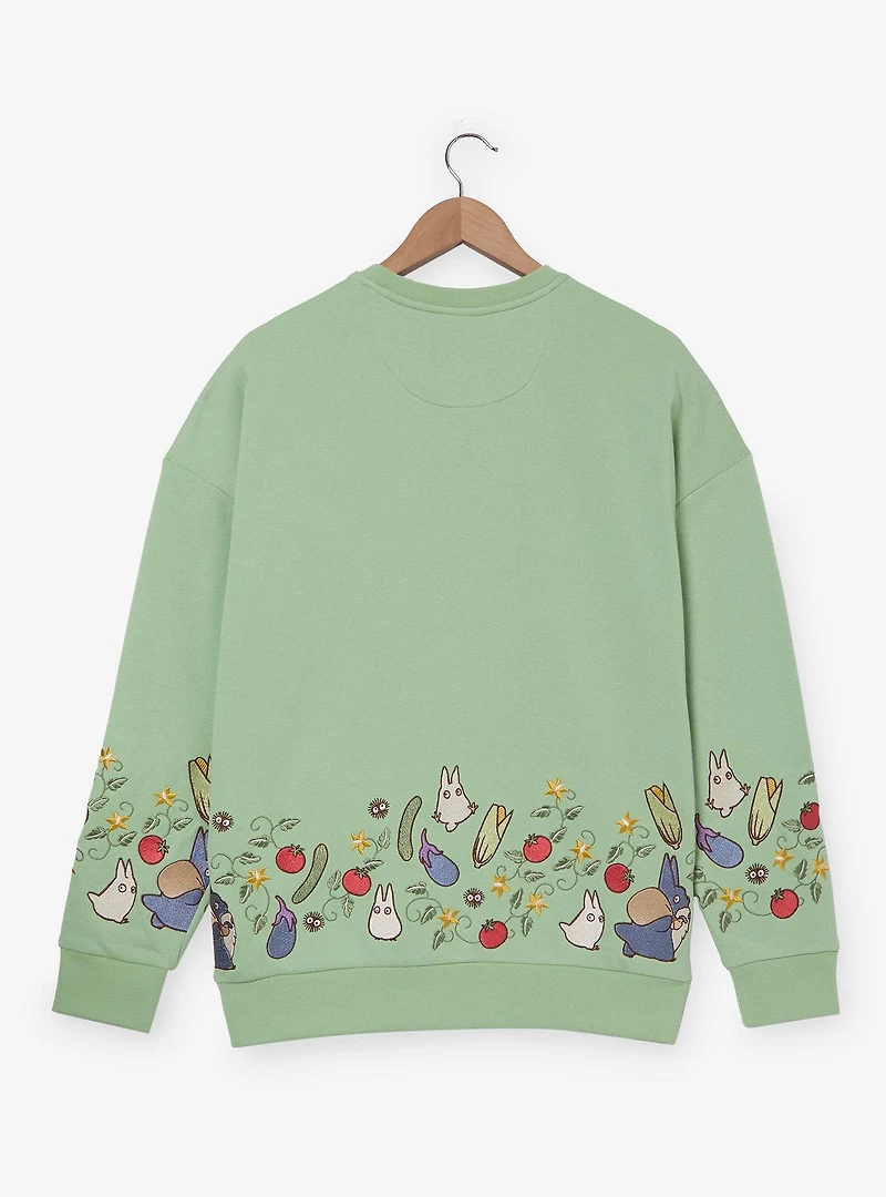 Studio Ghibli® My Neighbor Totoro Veggies Embroidered Crewneck — BoxLunch Exclusive
