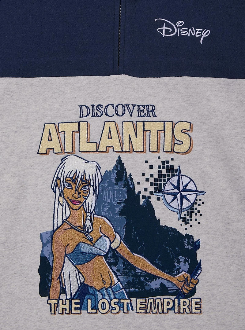 Disney Atlantis: The Lost Empire Quarter Zip Crewneck - BoxLunch Exclusive