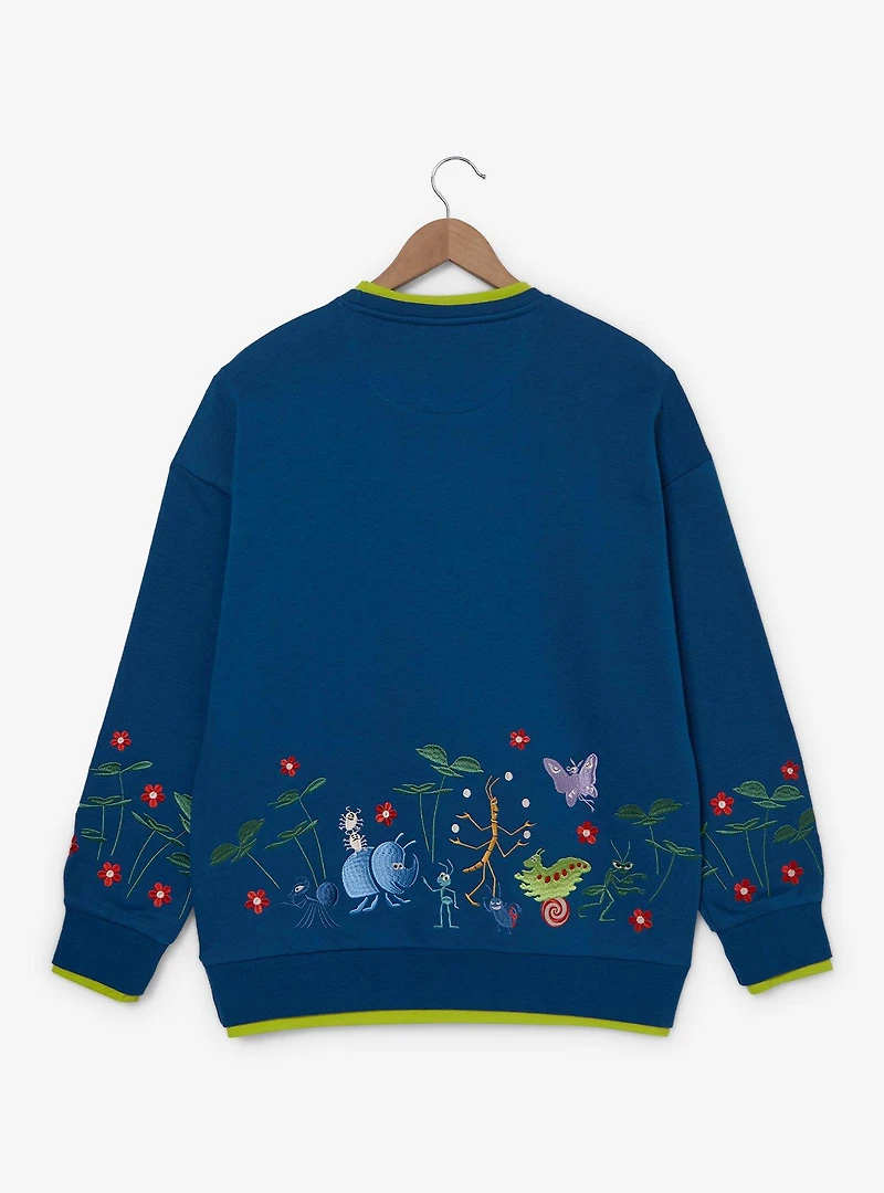 Disney Pixar A Bug's Life Characters Embroidered Crewneck - BoxLunch Exclusive