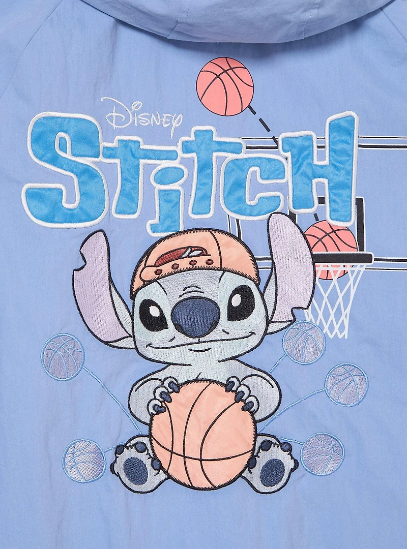 Disney Lilo & Stitch Basketball Color Block Windbreaker - BoxLunch Exclusive
