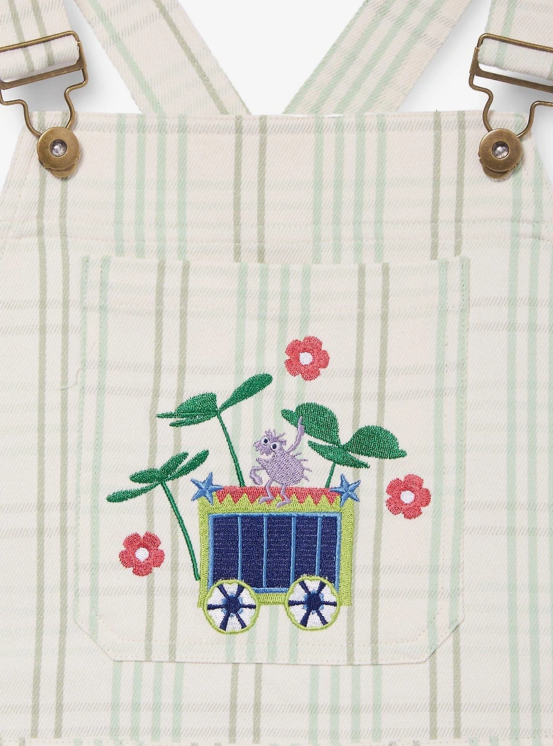 Disney Pixar A Bug's Life Plaid Overall Dress - BoxLunch Exclusive