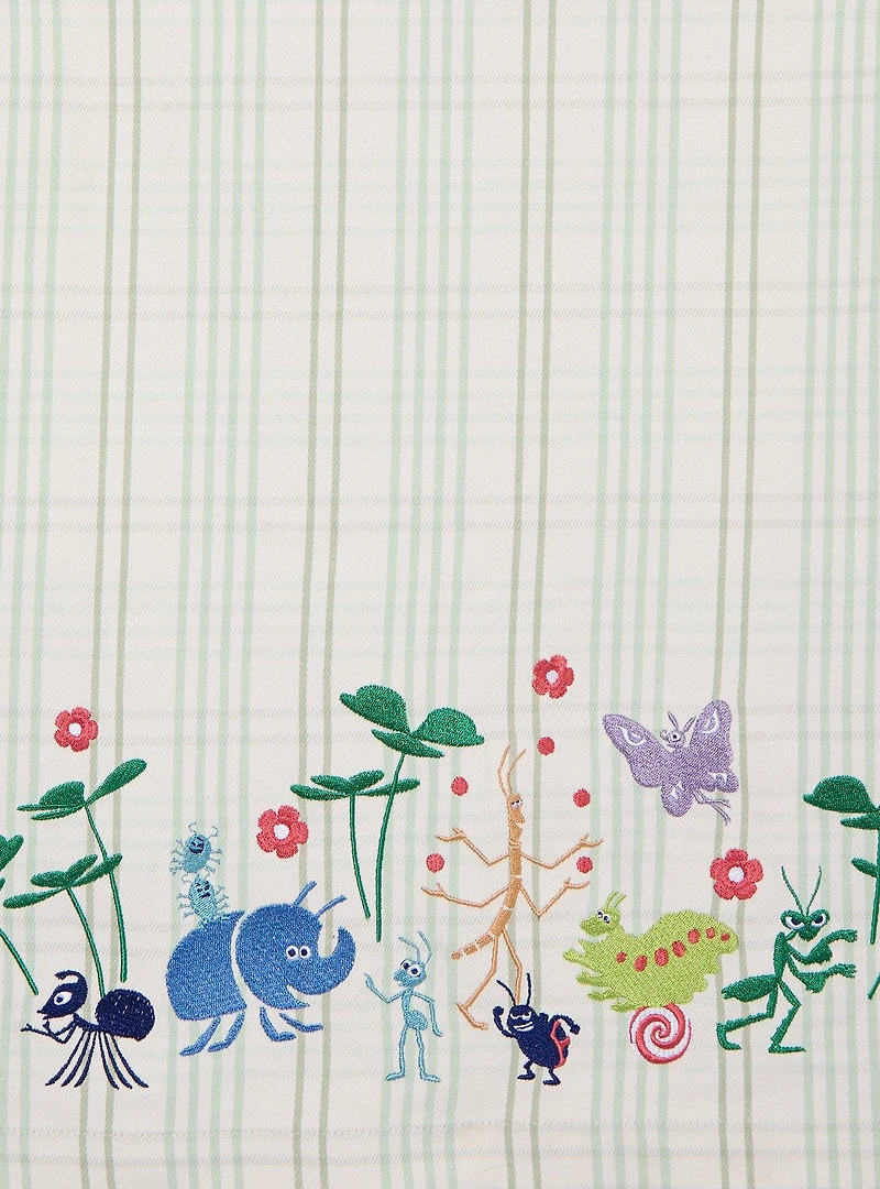 Disney Pixar A Bug's Life Plaid Overall Dress - BoxLunch Exclusive