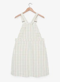 Disney Pixar A Bug's Life Plaid Plus Overall Dress - BoxLunch Exclusive