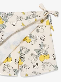 Disney Mickey & Minnie Lemons Allover Print Linen Skort - BoxLunch Exclusive