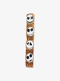 Disney Nightmare Before Christmas Aren't You Scared Porch Leaner Wood Decor