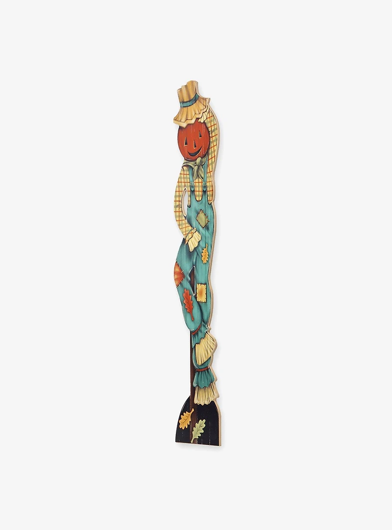 Scarecrow Vertical Wood Wall Decor