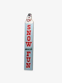 Frosty The Snowman Snow Much Fun Vertical Porch Leaner Wood Wall Decor
