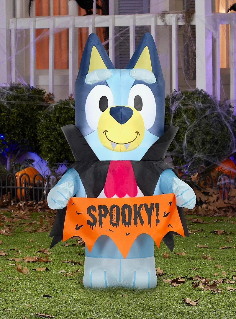 Bluey Vampire Costume Airblown Inflatable