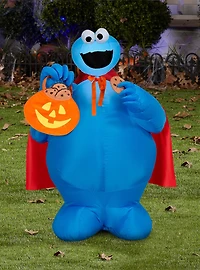 Sesame Street Cookie Monster with Cape Airblown Inflatable