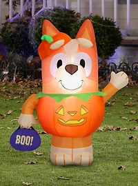 Bluey Bingo in Pumpkin Costume Airblown Inflatable
