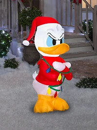 Disney Donald Duck in Sweater with Lights Airblown Inflatable