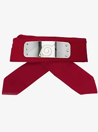 Naruto Shippuden Red Konoha Headband