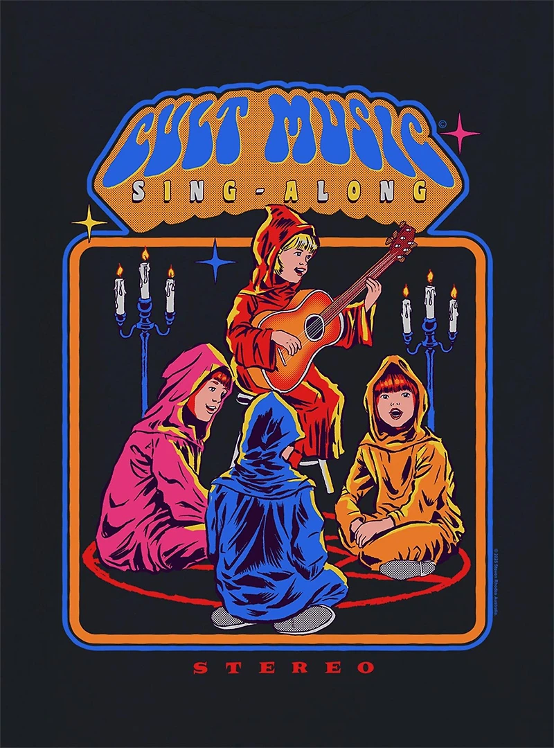 Steven Rhodes Cult Music Sing-Along T-Shirt