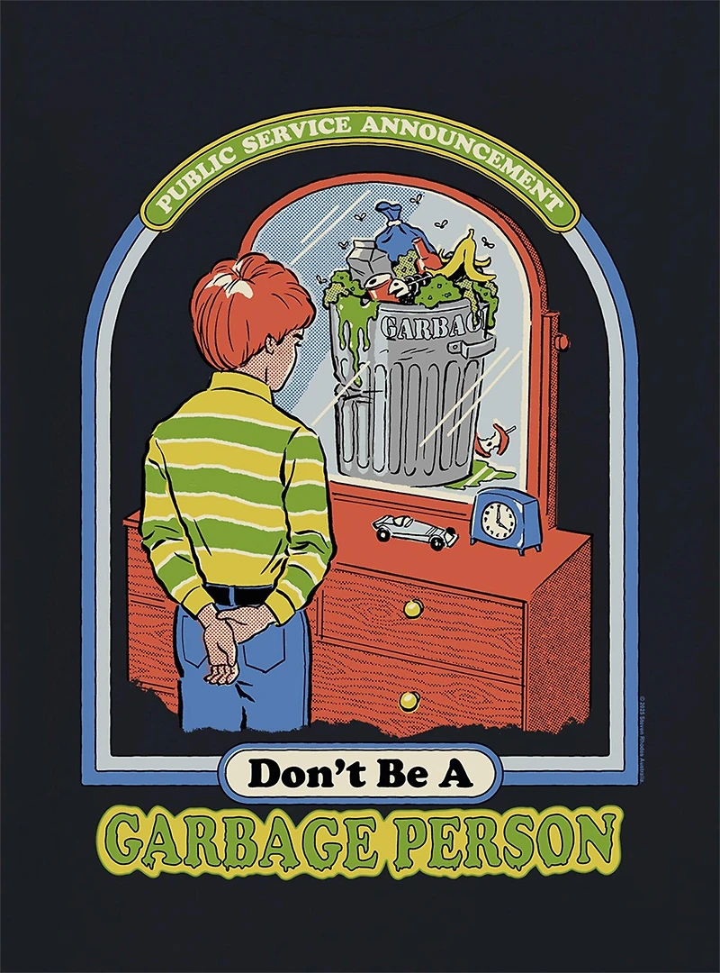 Steven Rhodes Garbage Person T-Shirt