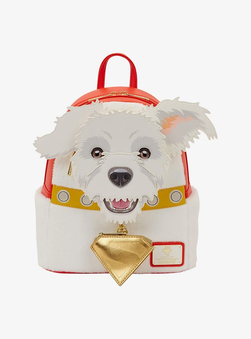 Loungefly DC Comics Supergirl Krypto Figural Mini Backpack