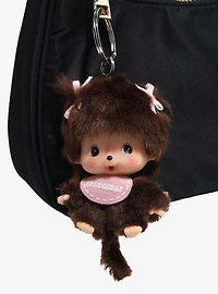 Monchchichi Bebichhichi Girl Plush Keychain
