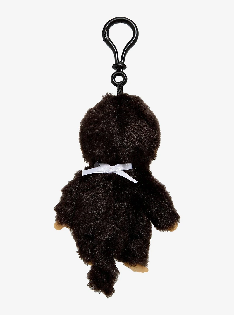 Monchhichi Colors Black Plush Clip