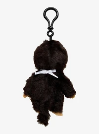 Monchhichi Colors Black Plush Clip