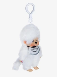 Monchhichi Colors White Plush Bag Clip