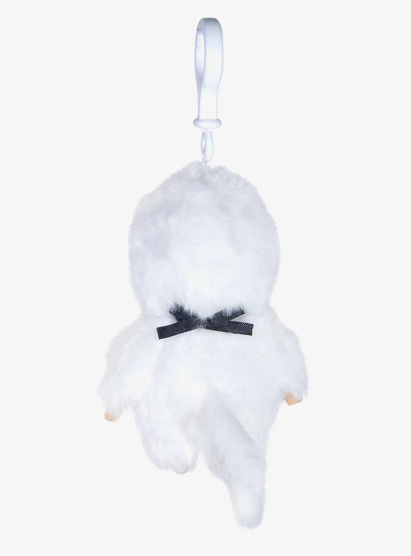 Monchhichi Colors White Plush Bag Clip
