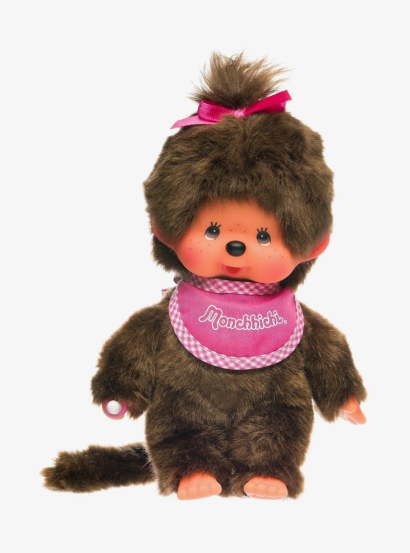 Monchhichi Pink Girl 8 Inch Plush