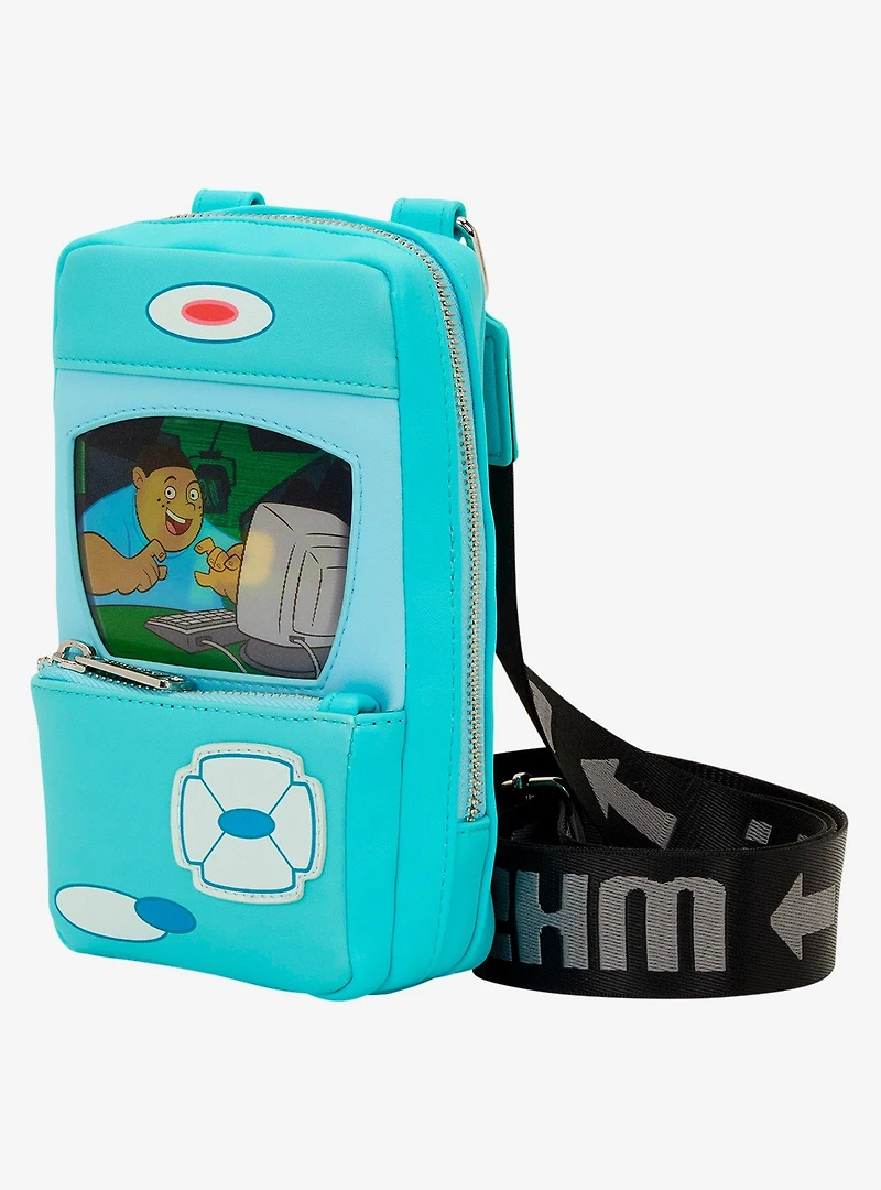 Loungefly Disney Kim Possible Kimmunicator Lenticular Crossbody Sling Bag