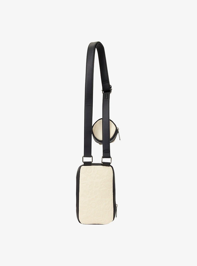 Loungefly Disney Alice in Wonderland Tonal Crossbody Sling Bag with Coin Purse