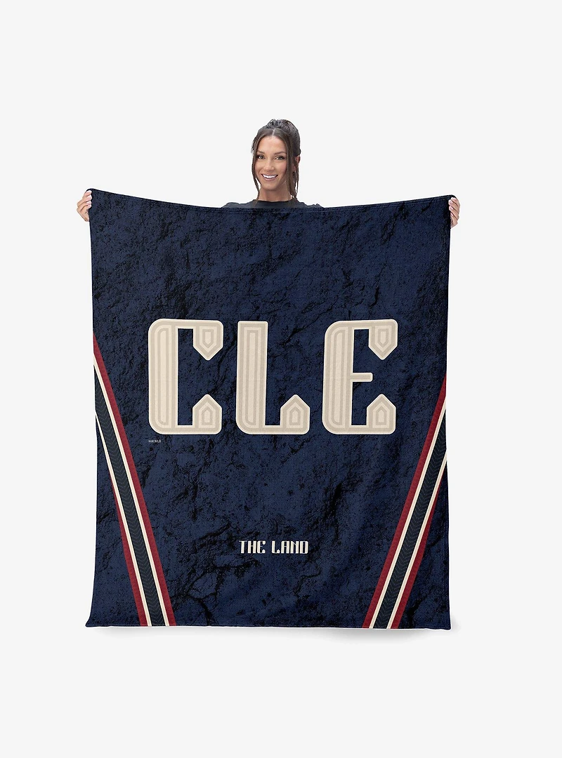 MLB Cleveland Guardians City Connect Silk Touch Throw Blanket