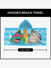 Pokémon Group Shot Youth Hooded Towel