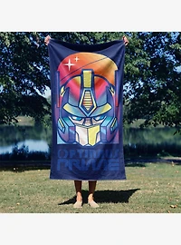 Transformers Rainbow Optimus Microfiber Beach Towel