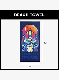 Transformers Rainbow Optimus Microfiber Beach Towel