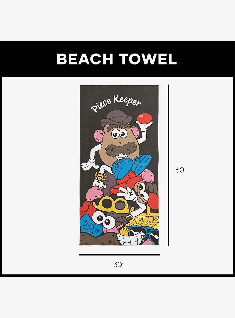 Disney Pixar Toy Story Potato Head Piece Keeper Microfiber Beach Towel