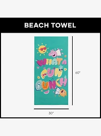 Peppa Pig Fun Bunch Microfiber Beach Towel