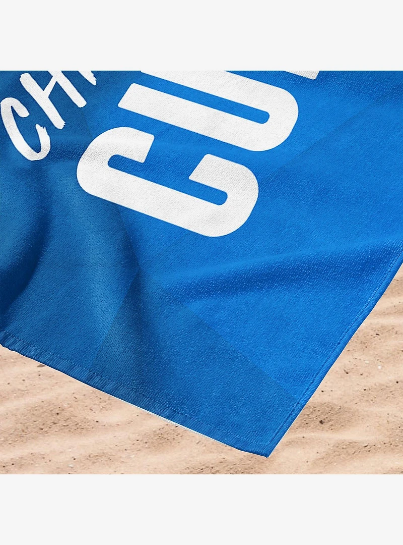 MLB Chicago Cubs Stretch Microfiber Beach Towel