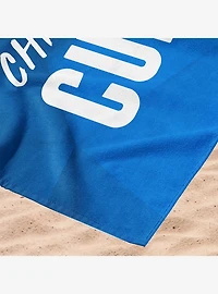MLB Chicago Cubs Stretch Microfiber Beach Towel
