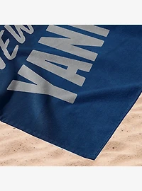 MLB New York Yankees Stretch Microfiber Beach Towel